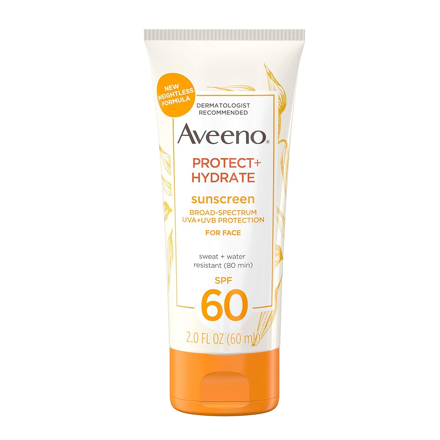 Aveeno Protect + Hydrate Moisturizing Face Sunscreen Lotion With Broad Spectrum Spf 60