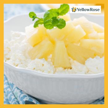Cottage Cheese with Pineapple Chunks