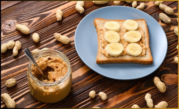 Banana Slices with Almond Butter