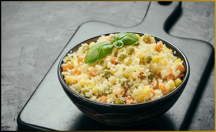 Cauliflower Rice and Vegetable Bowl