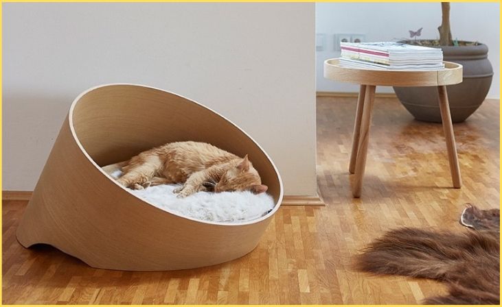 Modern Minimalist Cat Bed