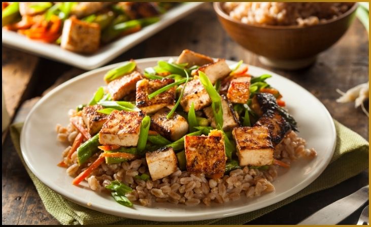 Tofu Stir-Fry with Brown Rice