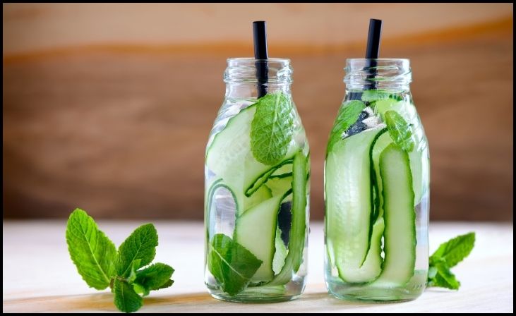 Cucumber Mint Detox Water