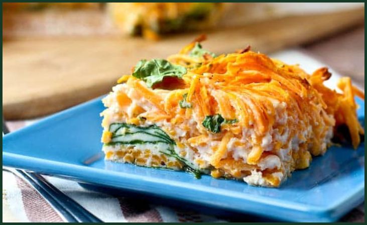 Sweet Potato and Spinach Breakfast Bake