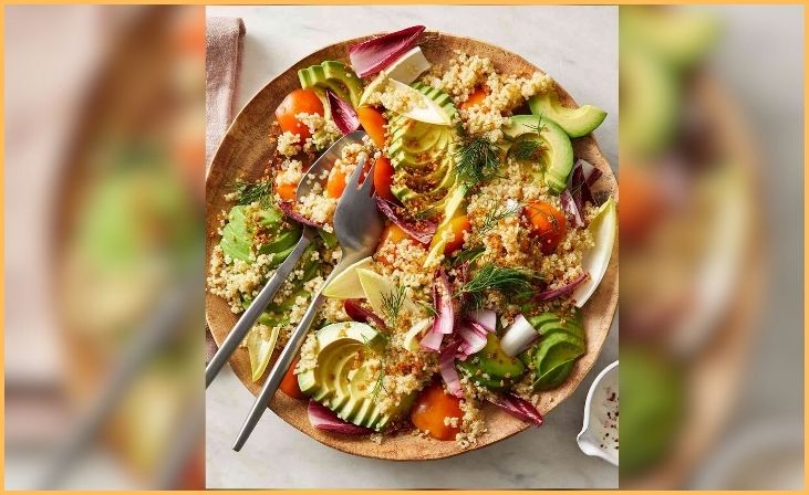Quinoa Avocado Salad with Buttermilk Dressing