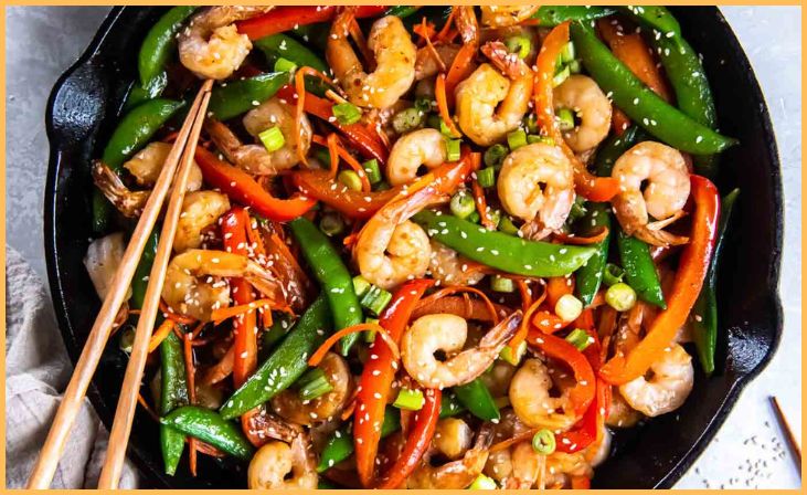 Stir-Fried Shrimp and Vegetables