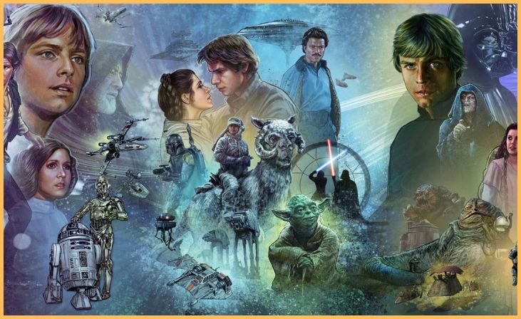 The original Star Wars Trilogy (1977-1983)